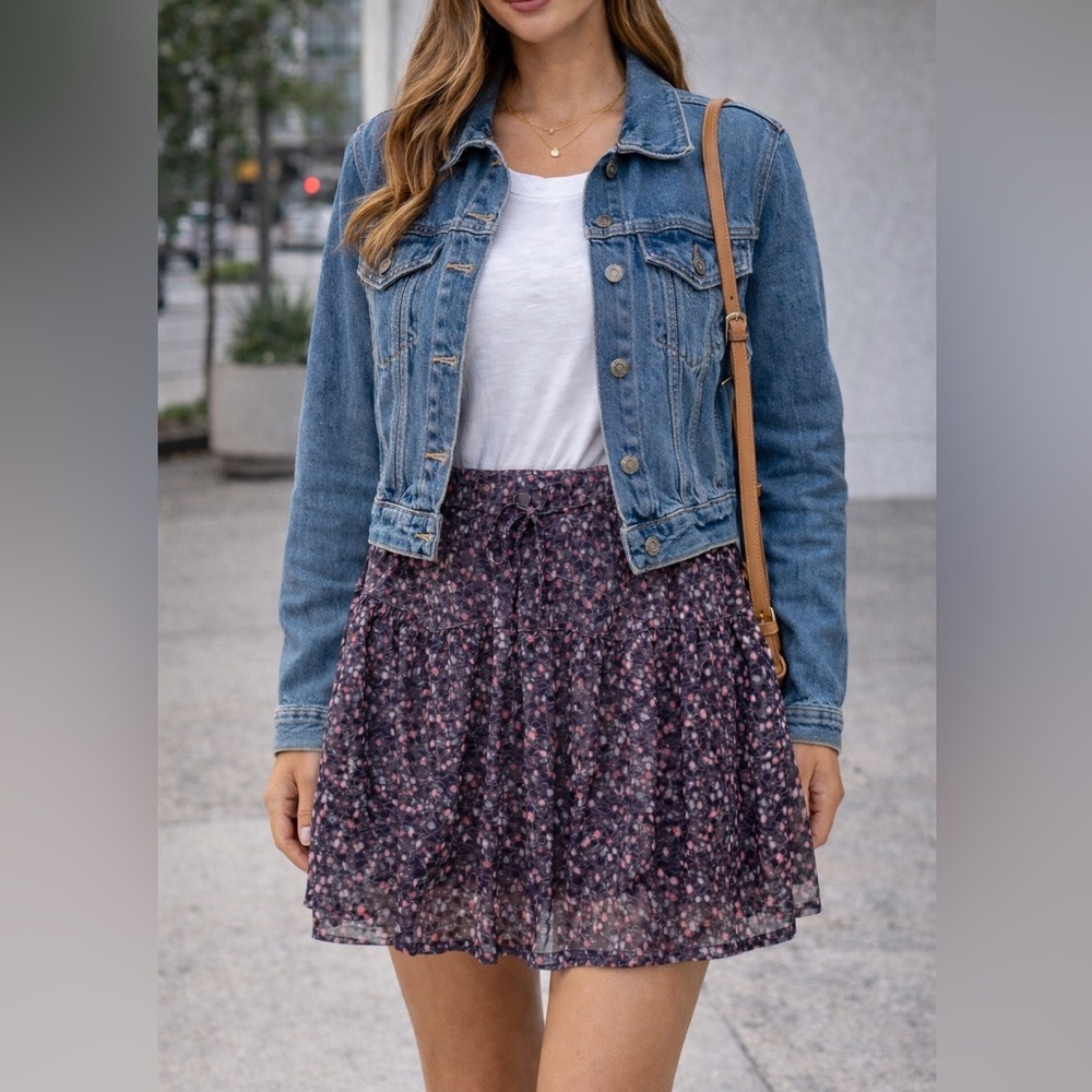 💜 American Eagle Floral Skirt 💜